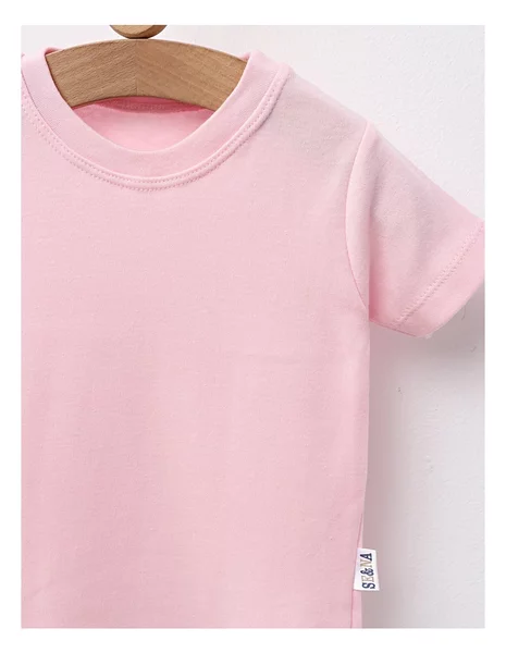 Tricou copii, 100% bumbac, roz